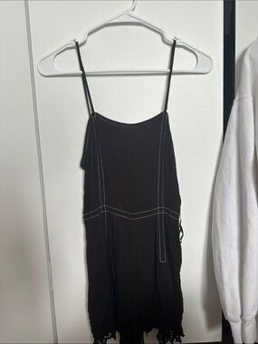 Zara Romper - XS, Spaghetti Strap, Lace Pattern Bottom